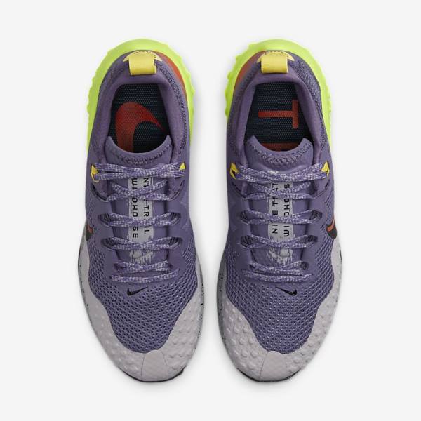 Purple / Grey / Red / Black Nike Wildhorse 7 Trail Women's Running Shoes | NK981DWJ