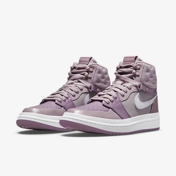 Purple / Grey / White Nike Air Jordan 1 Acclimate Women's Sneakers | NK945CLE