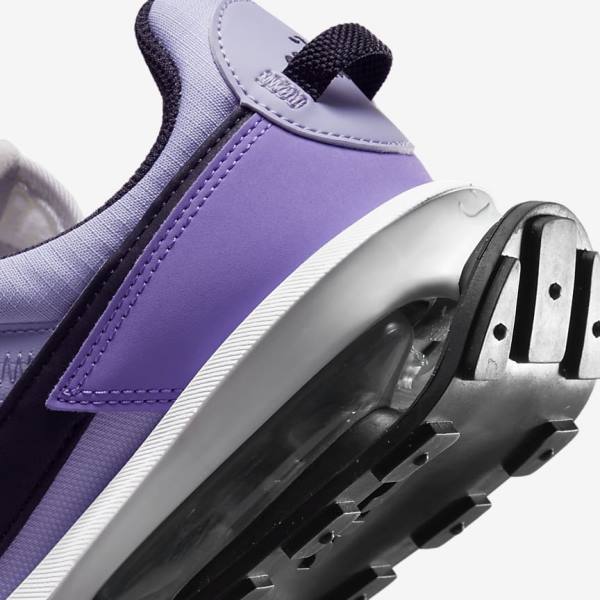 Purple / Metal Silver / Black Nike Air Max Pre-Day Women's Sneakers | NK603FMA