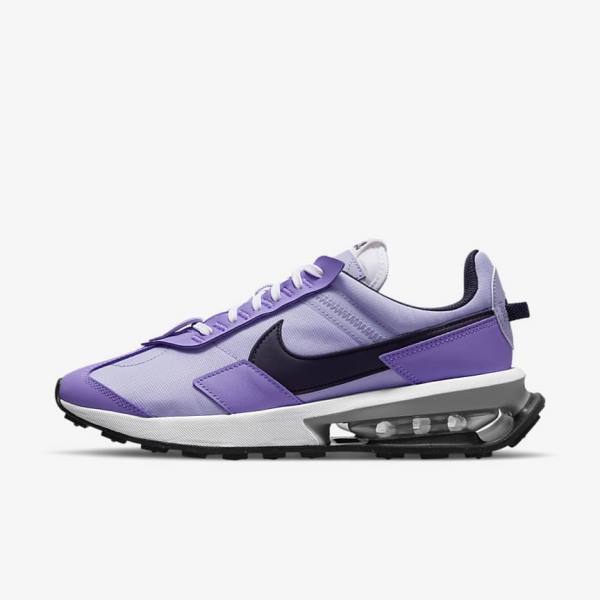 Purple / Metal Silver / Black Nike Air Max Pre-Day Women\'s Sneakers | NK603FMA