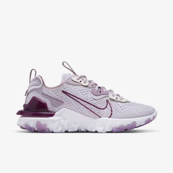 Purple Nike React Vision Women's Sneakers | NK280INT