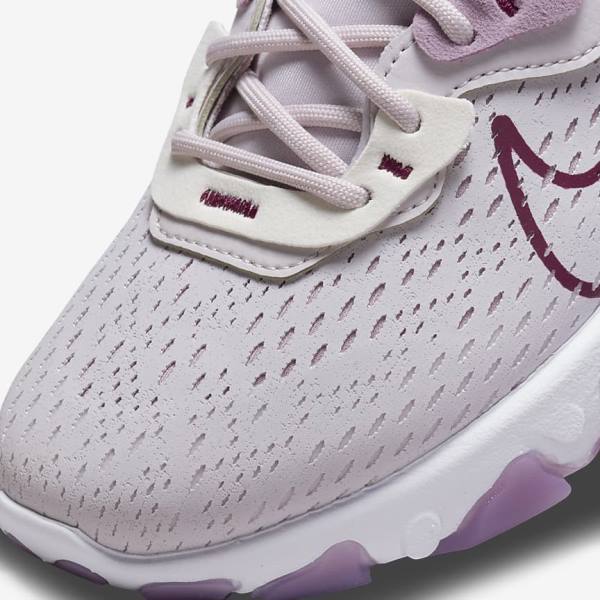 Purple Nike React Vision Women's Sneakers | NK280INT