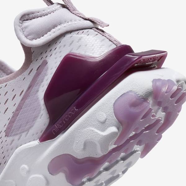 Purple Nike React Vision Women's Sneakers | NK280INT