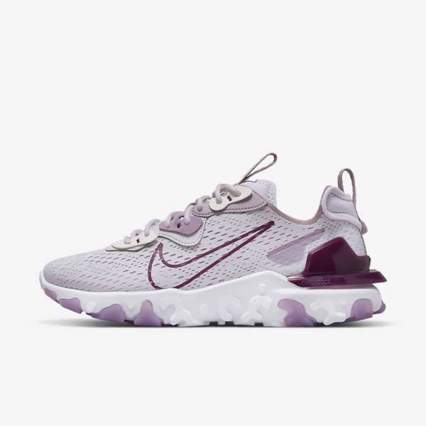 Purple Nike React Vision Women\'s Sneakers | NK280INT