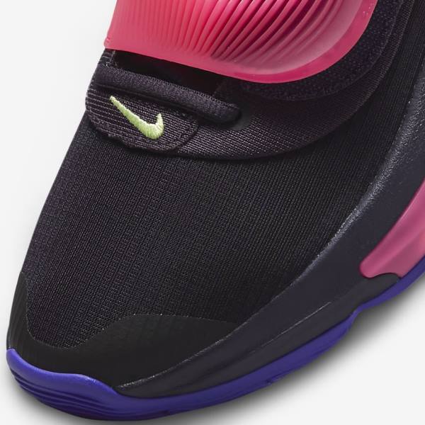 Purple / Pink / Purple / Light Lemon Nike Zoom Freak 3 Men's Basketball Shoes | NK901ABN