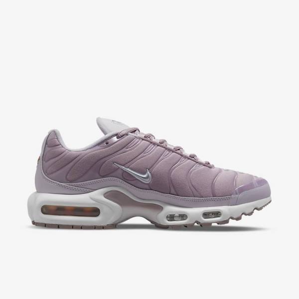 Purple / White / Metal Silver Nike Air Max Plus Women's Sneakers | NK950NOU