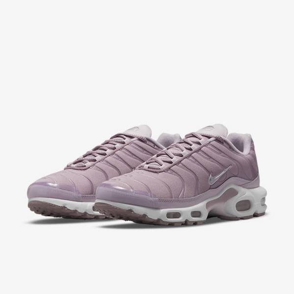 Purple / White / Metal Silver Nike Air Max Plus Women's Sneakers | NK950NOU