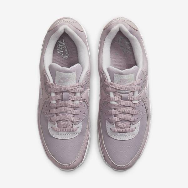 Purple / White Nike Air Max 90 Women's Sneakers | NK289WEQ