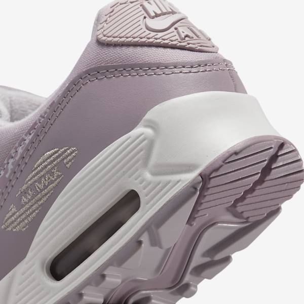 Purple / White Nike Air Max 90 Women's Sneakers | NK289WEQ