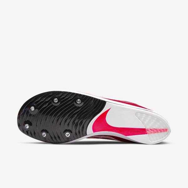 Red / Black / White Nike ZoomX Dragonfly Bowerman Track Club Athletics Distance Spikes Men's Running Shoes | NK391PFY