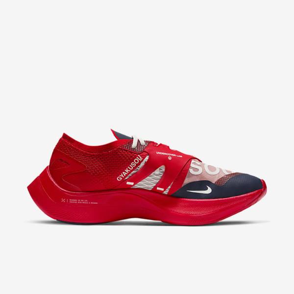 Red / Blue Nike ZoomX Vaporfly Next% x Gyakusou Men's Sneakers | NK042DWK