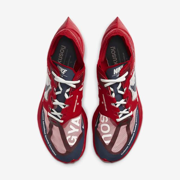 Red / Blue Nike ZoomX Vaporfly Next% x Gyakusou Men's Sneakers | NK042DWK