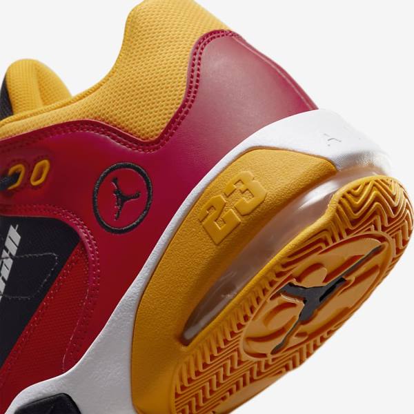 Red / Gold / Black Nike Jordan Max Aura 3 SE Older Kids' Sneakers | NK819NSB