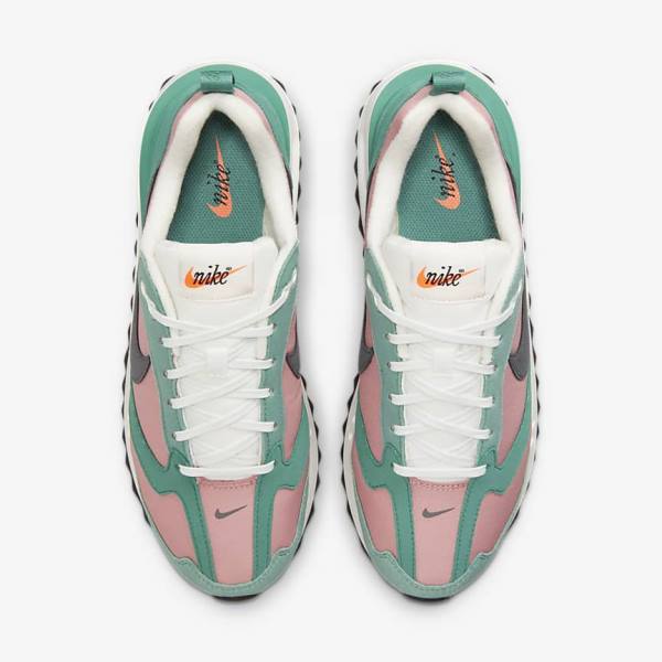 Red Pink / White / Grey Nike Air Max Dawn Women's Sneakers | NK357XNU