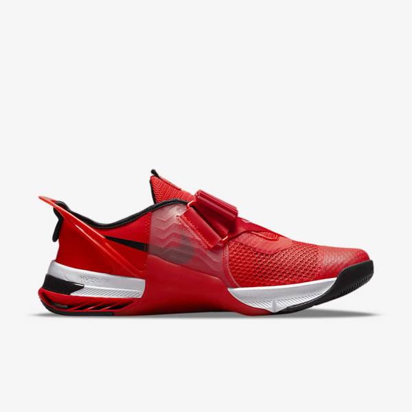 Red / White / Black Nike Metcon 7 FlyEase Men's Training Shoes | NK078HBN