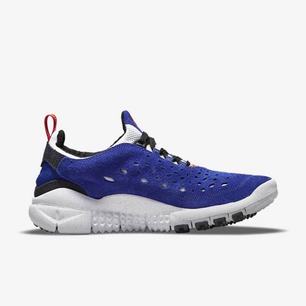 Red / White Nike Free Run Trail Men's Sneakers | NK261VJE