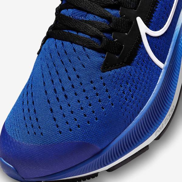 Royal / Black / White Nike Air Zoom Pegasus 38 Older Road Kids' Running Shoes | NK728UKS