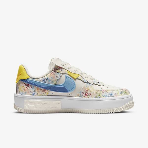 Royal / Blue Nike Air Force 1 Fontanka Women's Sneakers | NK521DNL