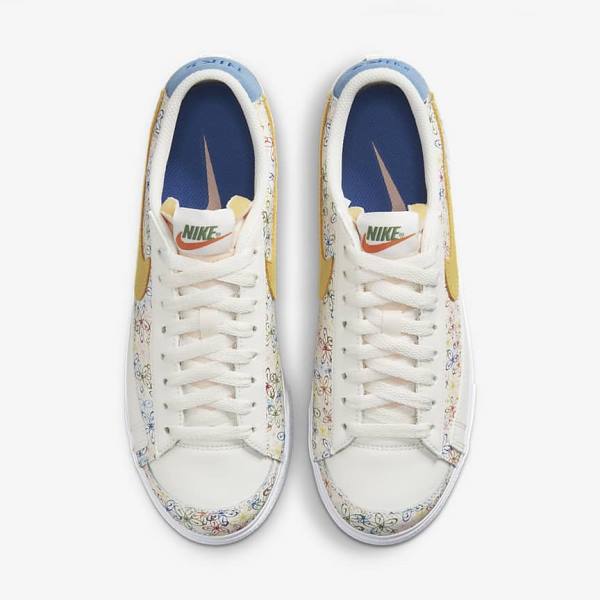 Royal / Blue Nike Blazer Low Platform Women's Sneakers | NK073DQK