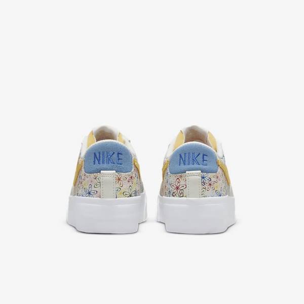 Royal / Blue Nike Blazer Low Platform Women's Sneakers | NK073DQK