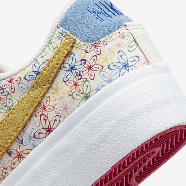 Royal / Blue Nike Blazer Low Platform Women's Sneakers | NK073DQK