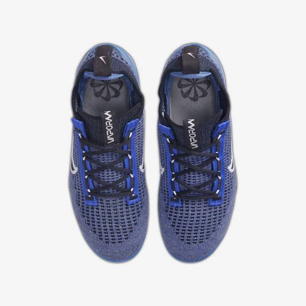 Royal / White / Dark Grey / Black Nike Air VaporMax 2021 FK Older Kids' Sneakers | NK508KDL