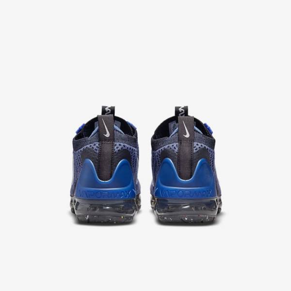 Royal / White / Dark Grey / Black Nike Air VaporMax 2021 FK Older Kids' Sneakers | NK508KDL