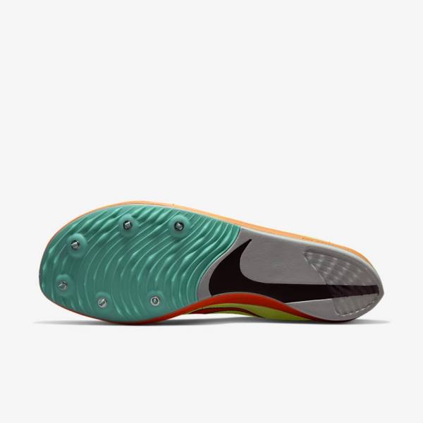 Turquoise / Black / Orange Nike ZoomX Dragonfly Athletics Distance Spikes Women's Running Shoes | NK372DXP