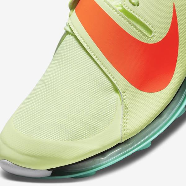 Turquoise / Orange Nike Air Zoom LJ Elite Athletics Jumping Spikes Women's Running Shoes | NK031ORH