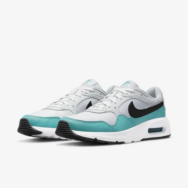 Turquoise / White / Black Nike Air Max SC Men's Sneakers | NK276NTU