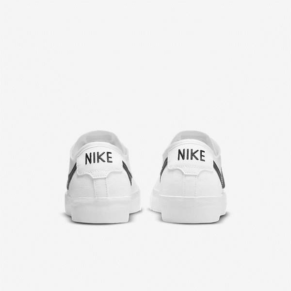 White / Black / Black Nike SB BLZR Court Men's Skate Shoes | NK321JSK