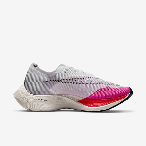 White / Black / Black Nike ZoomX Vaporfly Next% 2 Road Racing Women's Running Shoes | NK198PEF