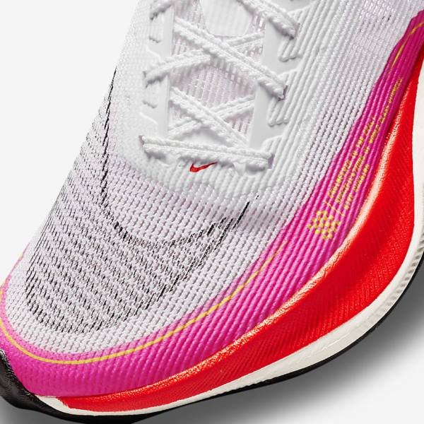 White / Black / Black Nike ZoomX Vaporfly Next% 2 Road Racing Women's Running Shoes | NK198PEF