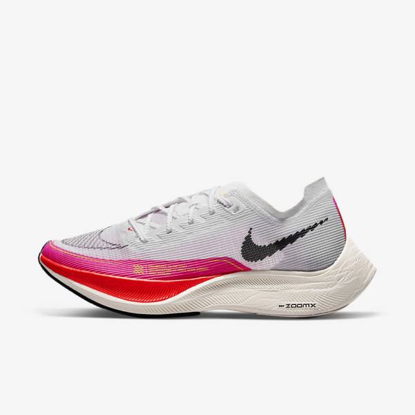 White / Black / Black Nike ZoomX Vaporfly Next% 2 Road Racing Women\'s Running Shoes | NK198PEF