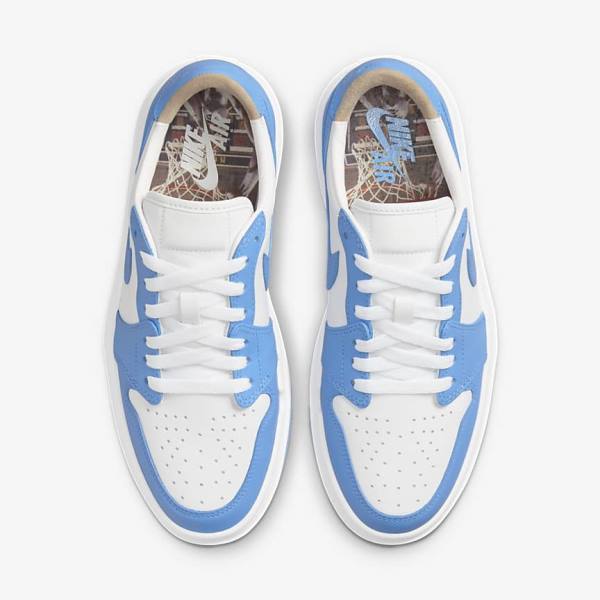 White Black / Blue Nike Air Jordan 1 Elevate Low SE Women's Jordan Shoes | NK286QVM