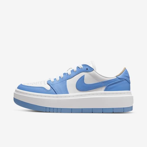 White Black / Blue Nike Air Jordan 1 Elevate Low SE Women\'s Jordan Shoes | NK286QVM