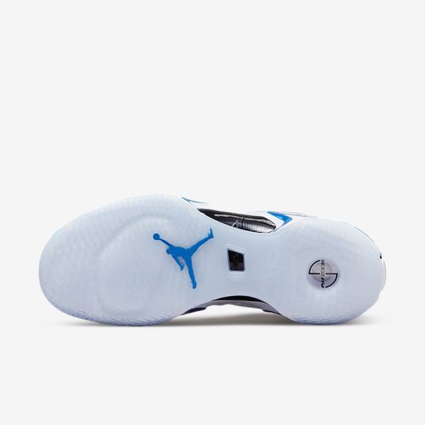 White / Black / Blue Nike Air Jordan XXXVI Men's Jordan Shoes | NK879HYQ