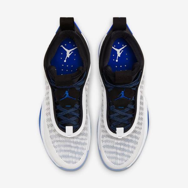 White / Black / Blue Nike Air Jordan XXXVI Men's Jordan Shoes | NK879HYQ