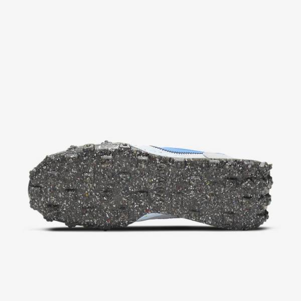 White / Black / Blue Nike Waffle Racer Crater Women's Sneakers | NK306MEO