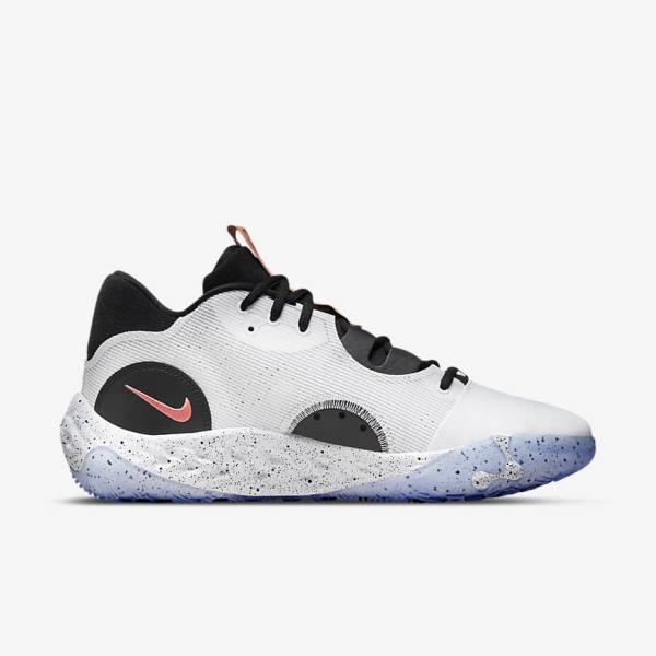 White / Black / Blue / Red Nike PG 6 Men's Basketball Shoes | NK584FCQ