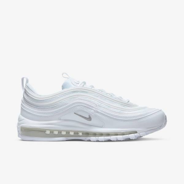 White / Black / Grey Nike Air Max 97 Men's Sneakers | NK054TFN