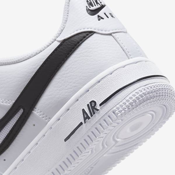 White / Black Nike Air Force 1 Older Kids' Sneakers | NK029UAJ