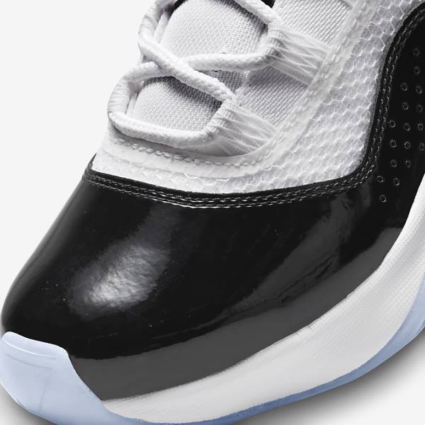 White / Black Nike Air Jordan 11 CMFT Low Older Kids' Sneakers | NK184ODA