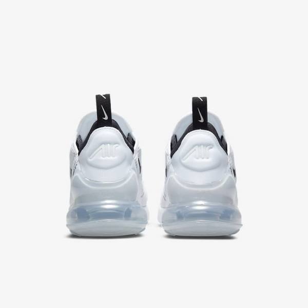 White / Black Nike Air Max 270 Women's Sneakers | NK960IKG