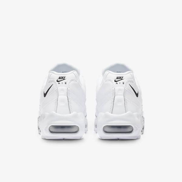 White / Black Nike Air Max 95 Essential Women's Sneakers | NK965DLJ