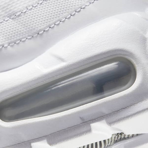 White / Black Nike Air Max 95 Essential Women's Sneakers | NK965DLJ