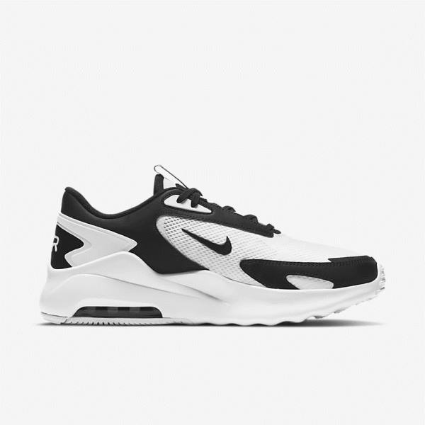 White / Black Nike Air Max Bolt Men's Sneakers | NK629HBP