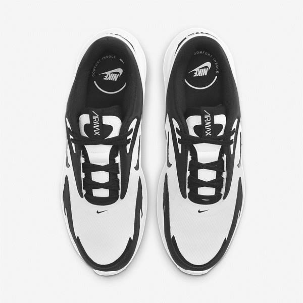 White / Black Nike Air Max Bolt Men's Sneakers | NK629HBP