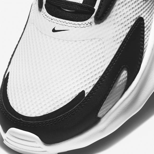 White / Black Nike Air Max Bolt Men's Sneakers | NK629HBP