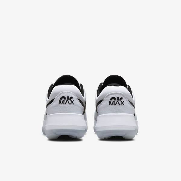 White / Black Nike Air Max Motif Older Kids' Sneakers | NK796MPL